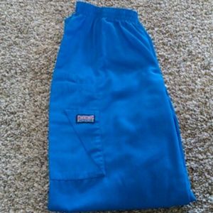 Cherokee scrub pants royal blue